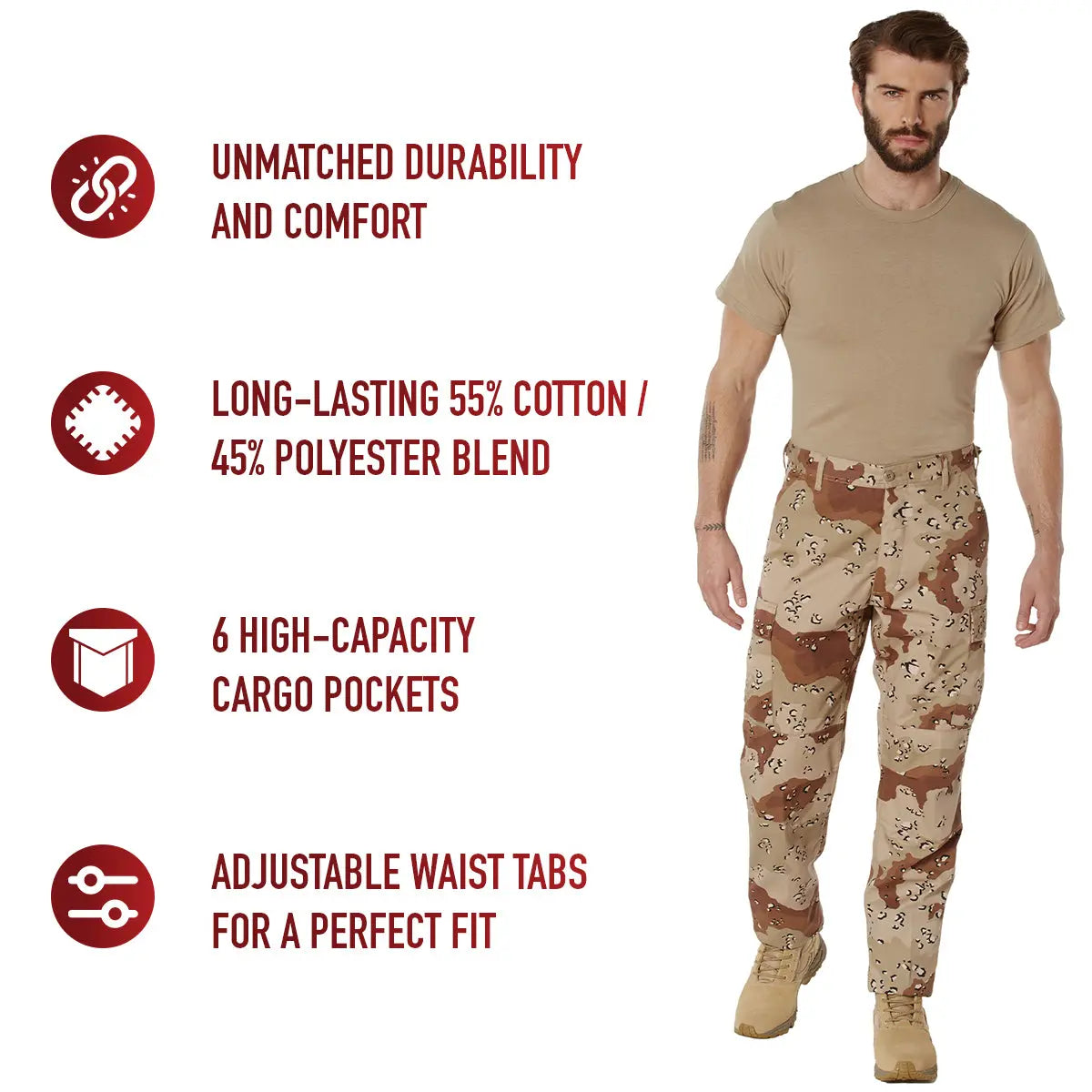 Rothco Camo Tactical BDU Pants LARSON TACTICAL SUPPLY