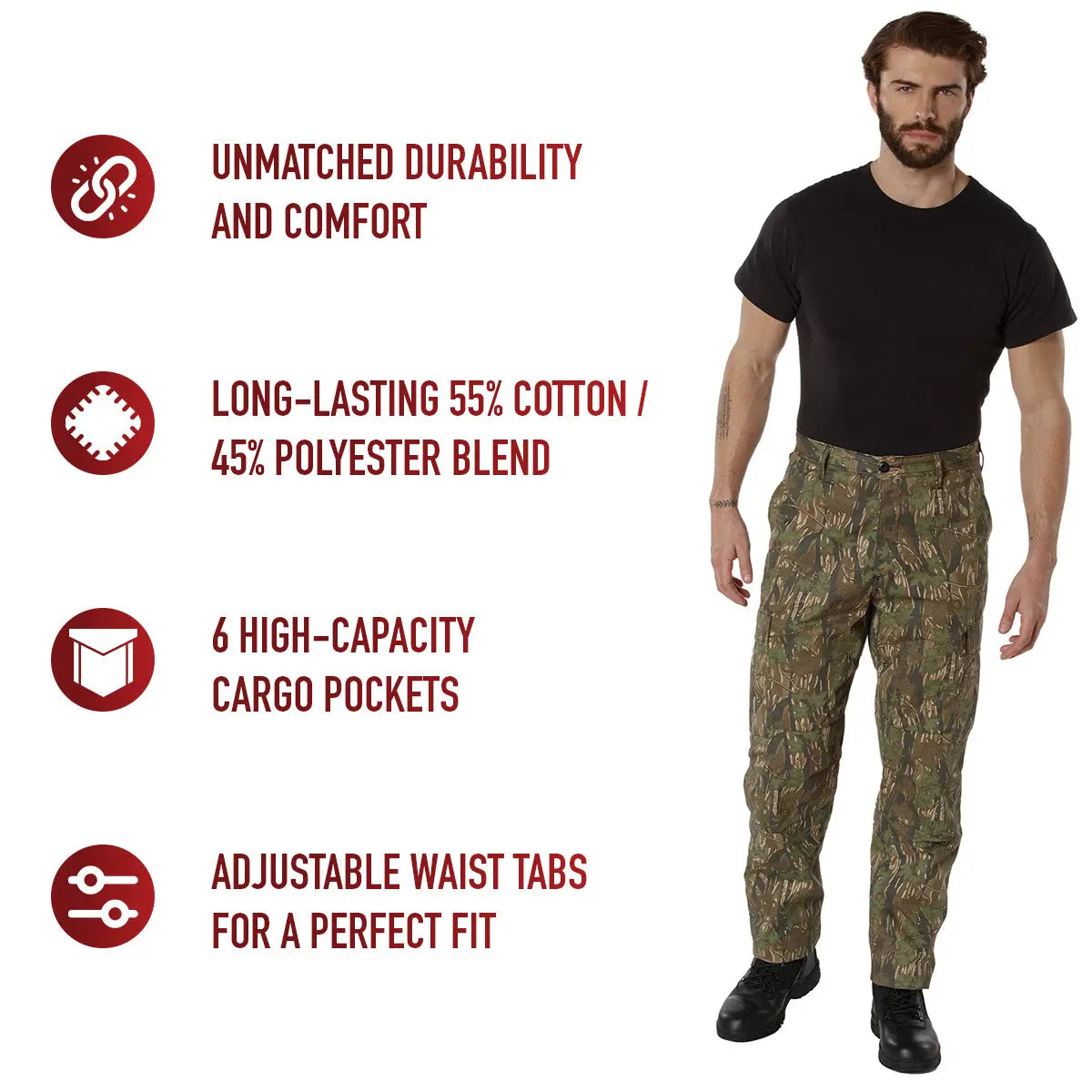 Rothco Camo Tactical BDU Pants LARSON TACTICAL SUPPLY