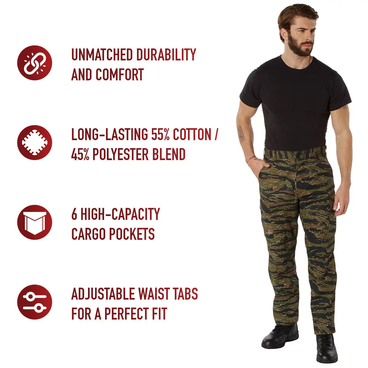 Rothco Camo Tactical BDU Pants LARSON TACTICAL SUPPLY