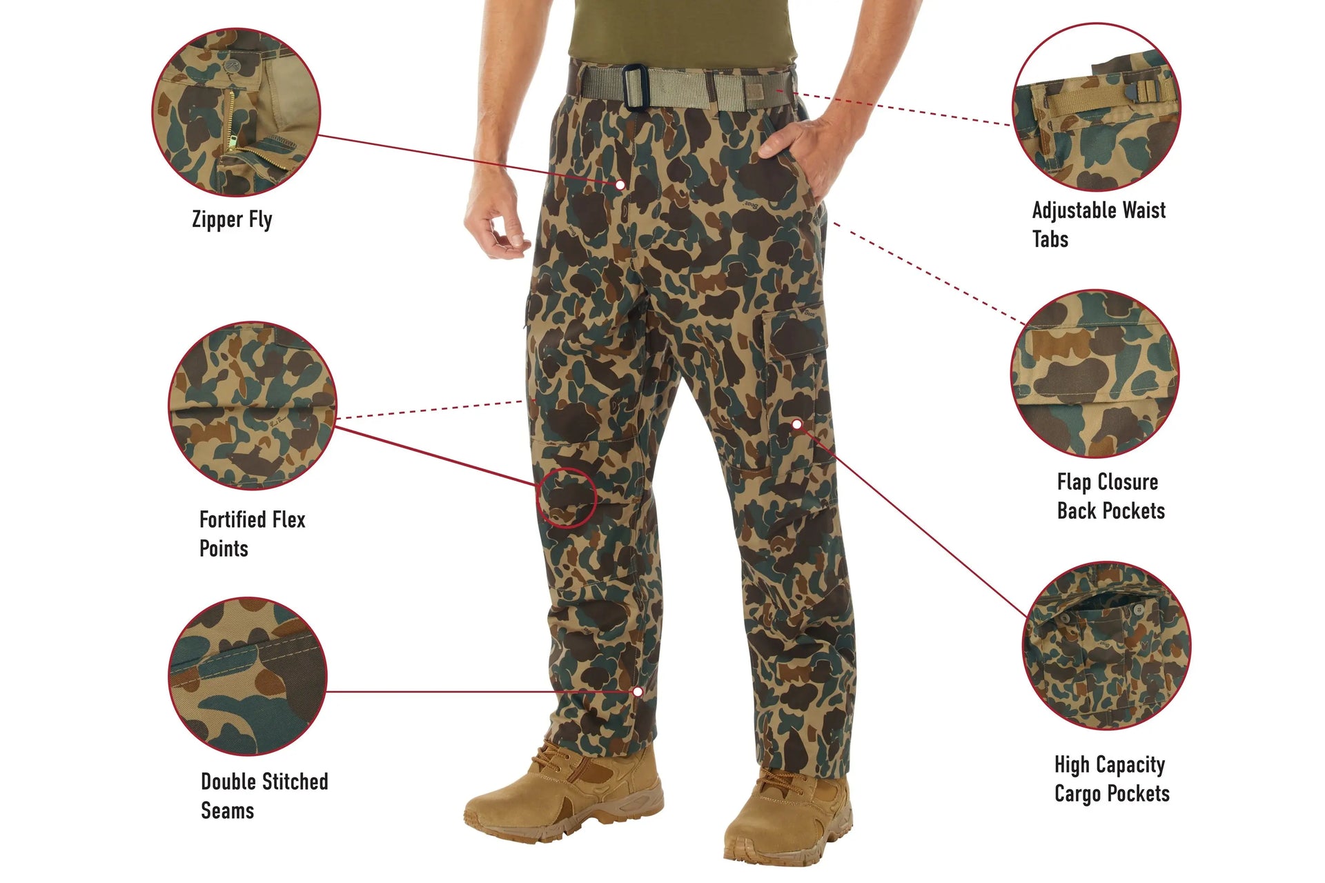 Rothco Camo Tactical BDU Pants LARSON TACTICAL SUPPLY