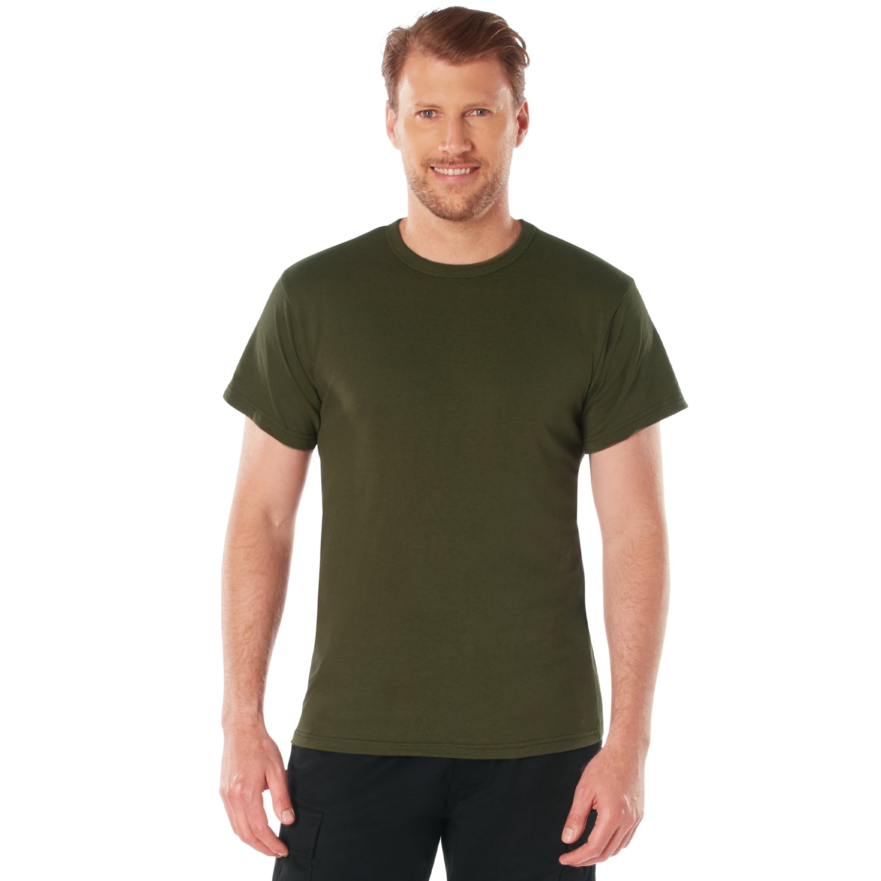 Rothco Solid Color 100% Cotton T-Shirt LARSON TACTICAL SUPPLY