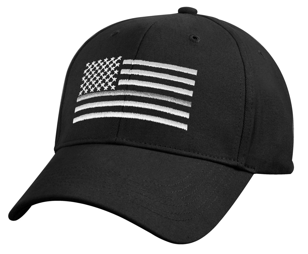 Rothco Thin Silver Line Flag Low Pro Cap LARSON TACTICAL SUPPLY