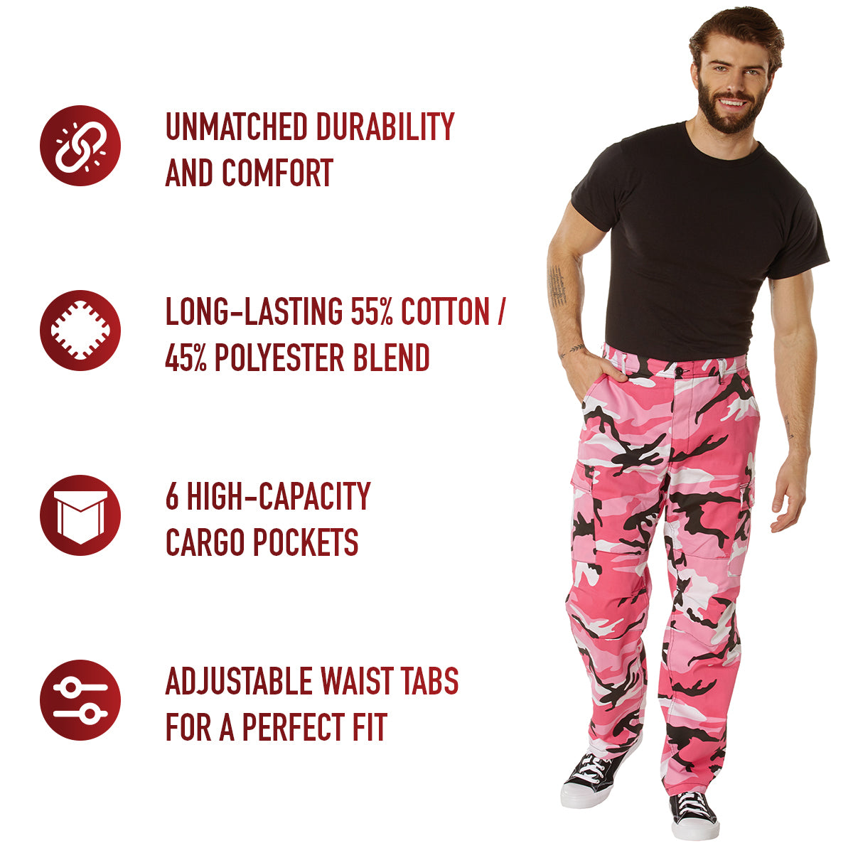 Rothco Color Camo Tactical BDU Pants LARSON TACTICAL SUPPLY