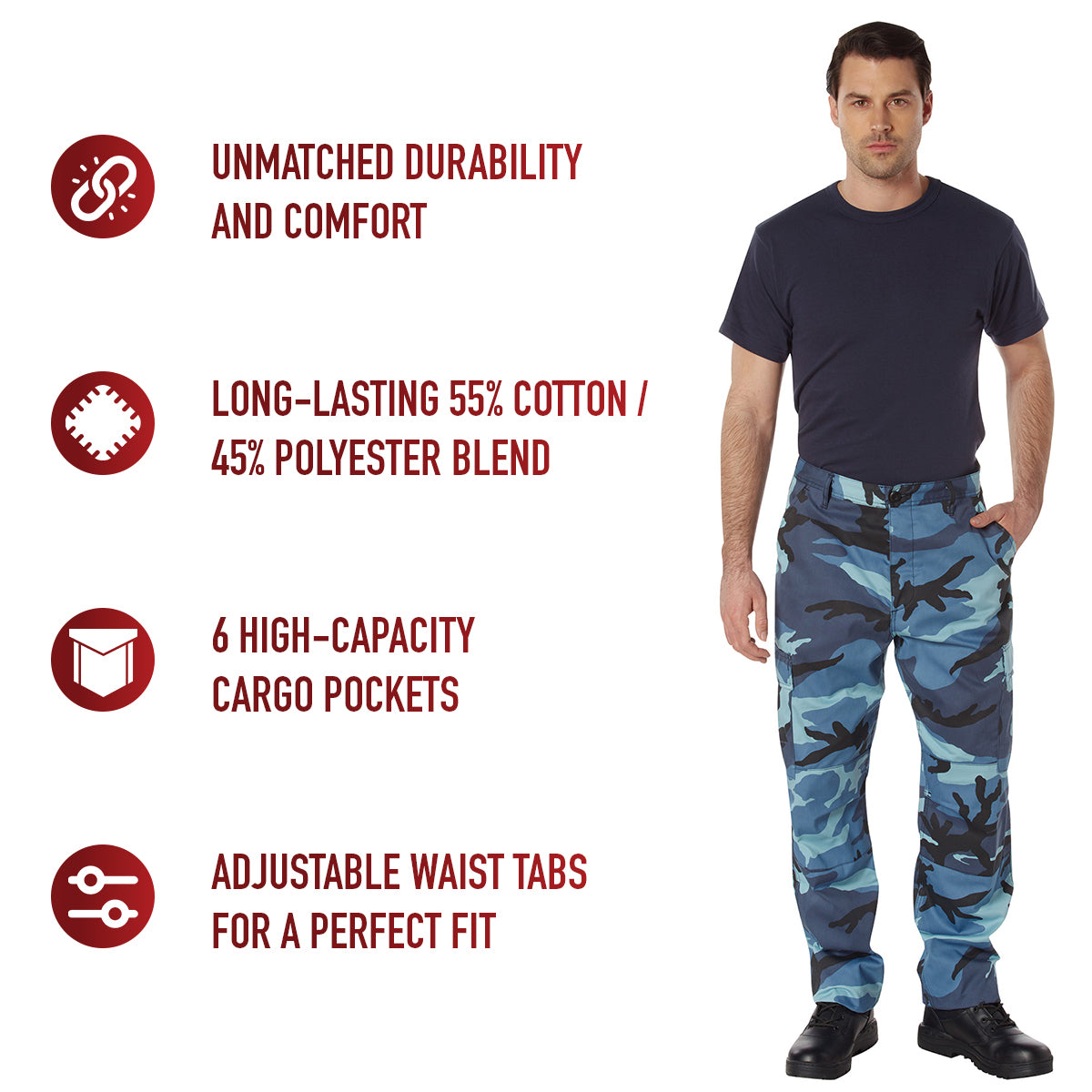 Rothco Color Camo Tactical BDU Pants LARSON TACTICAL SUPPLY