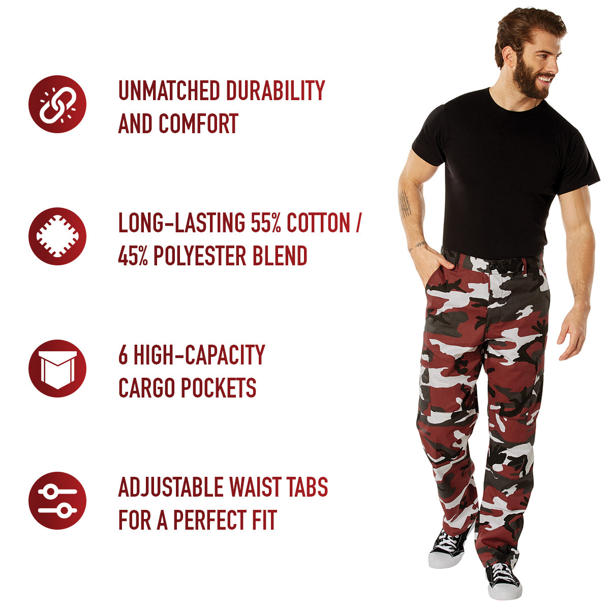 Rothco Color Camo Tactical BDU Pants LARSON TACTICAL SUPPLY