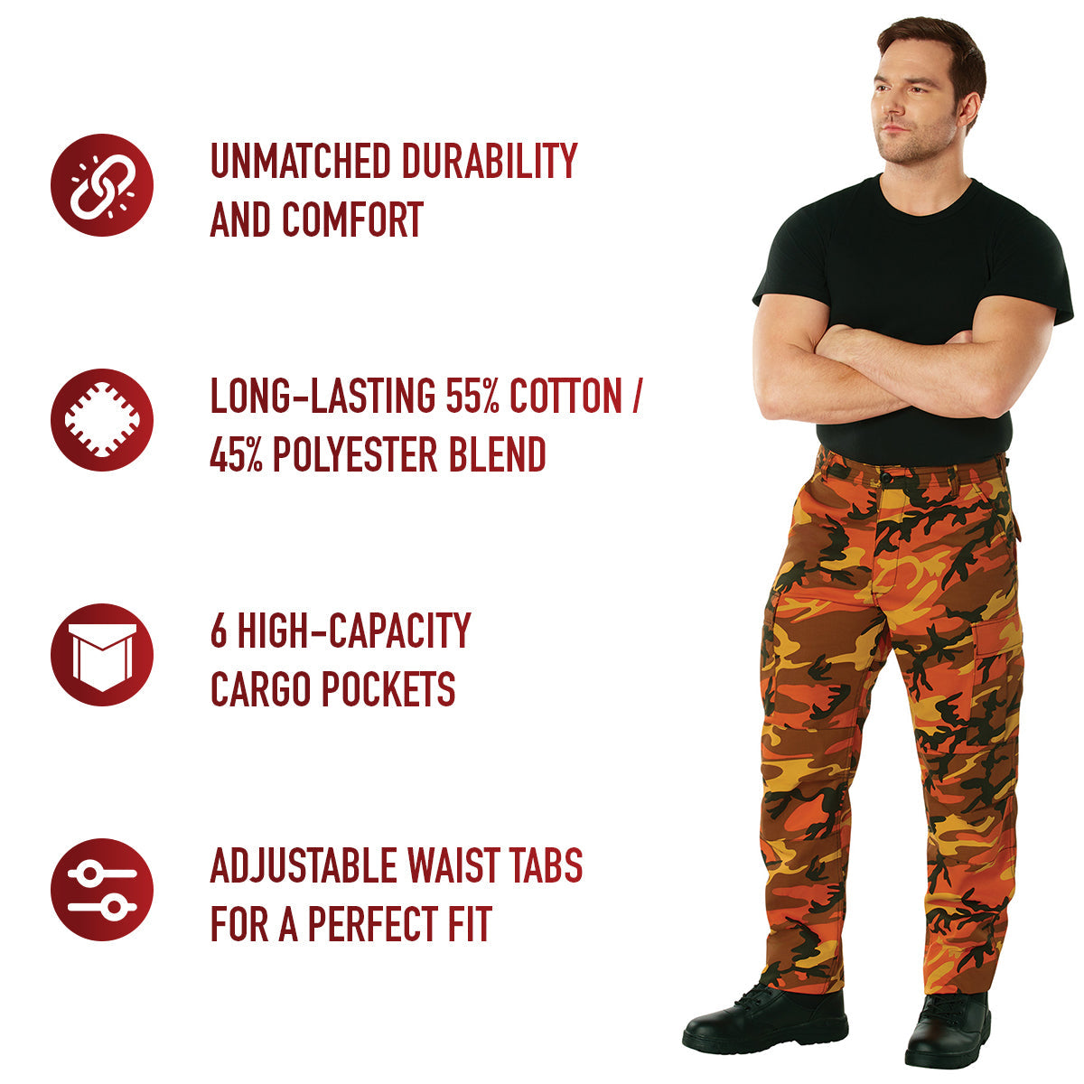 Rothco Color Camo Tactical BDU Pants LARSON TACTICAL SUPPLY