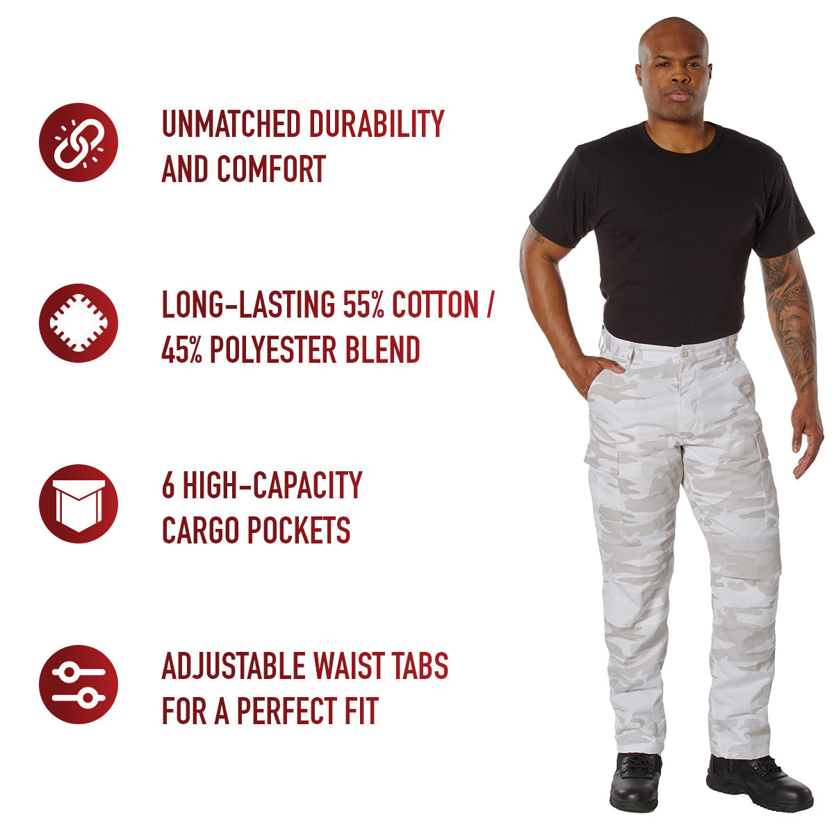 Rothco Color Camo Tactical BDU Pants LARSON TACTICAL SUPPLY