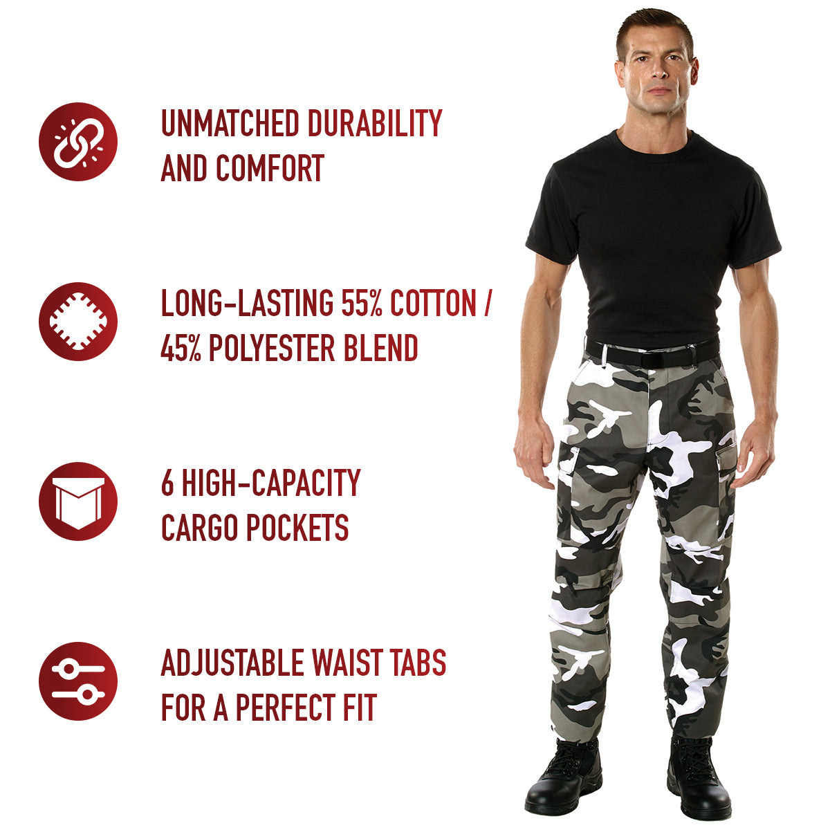 Rothco Color Camo Tactical BDU Pants LARSON TACTICAL SUPPLY