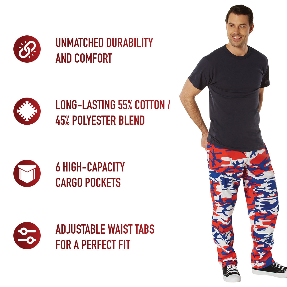 Rothco Color Camo Tactical BDU Pants LARSON TACTICAL SUPPLY