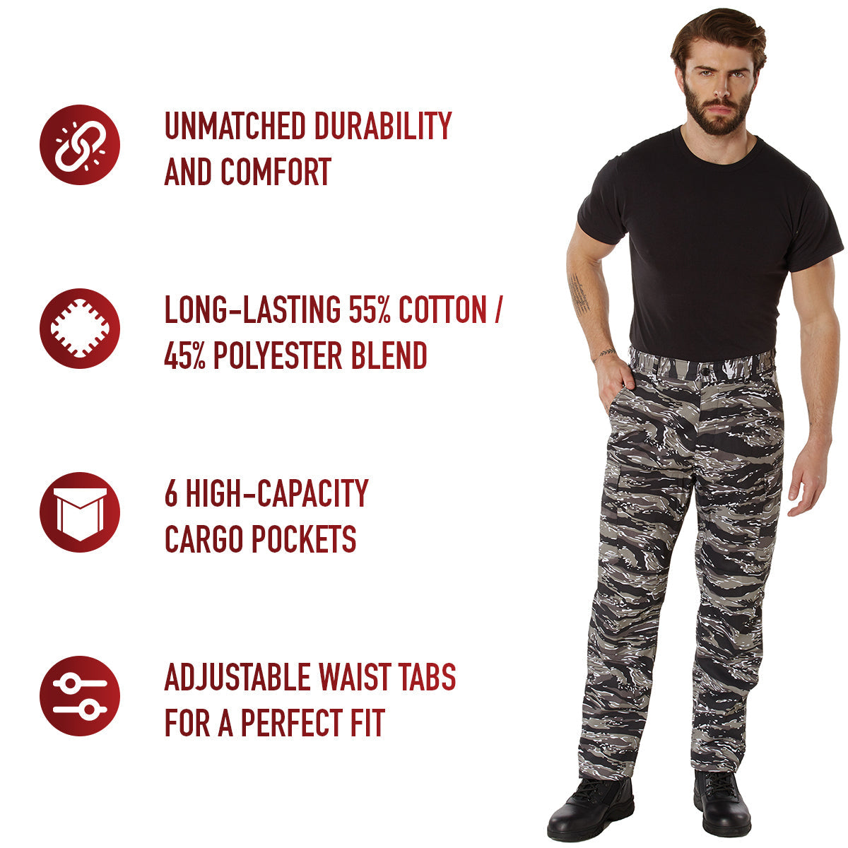 Rothco Color Camo Tactical BDU Pants LARSON TACTICAL SUPPLY