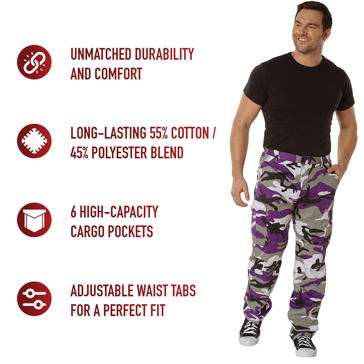Rothco Color Camo Tactical BDU Pants LARSON TACTICAL SUPPLY