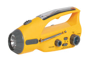 Rothco Solar/Wind Up Flashlight with Radio LARSON TACTICAL SUPPLY