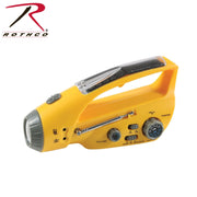 Rothco Solar/Wind Up Flashlight with Radio LARSON TACTICAL SUPPLY