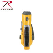 Rothco Solar/Wind Up Flashlight with Radio LARSON TACTICAL SUPPLY