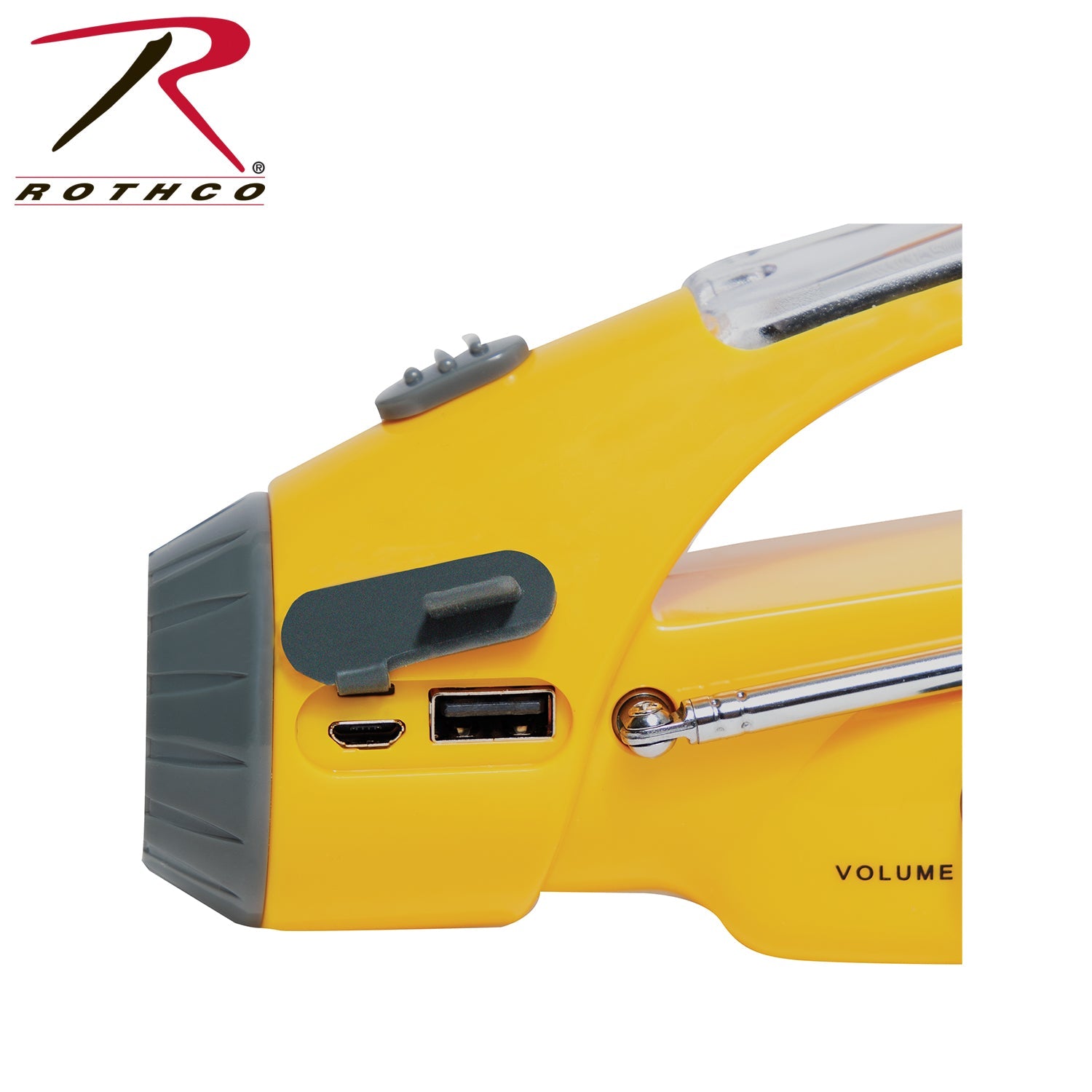 Rothco Solar/Wind Up Flashlight with Radio LARSON TACTICAL SUPPLY