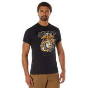 Black Ink Marines First To Fight T-Shirt LARSON TACTICAL SUPPLY