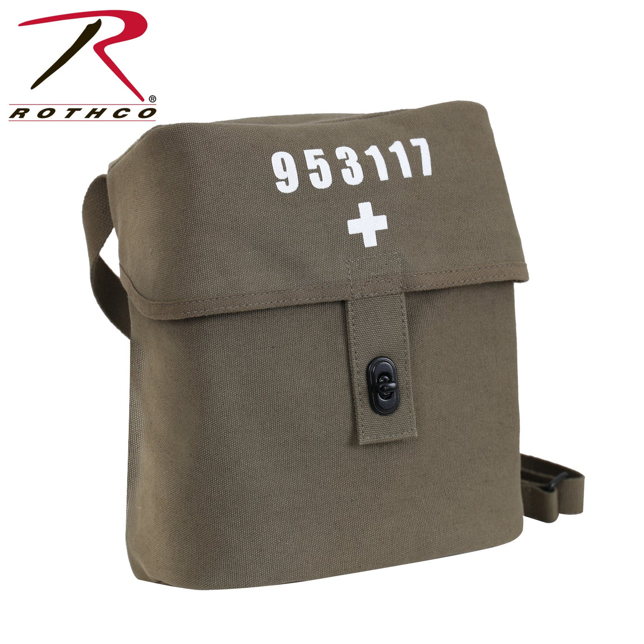 Rothco Swiss Military Canvas Shoulder Bag LARSON TACTICAL SUPPLY
