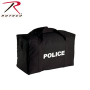 Rothco Large Canvas Police Gear Bag - Black LARSON TACTICAL SUPPLY