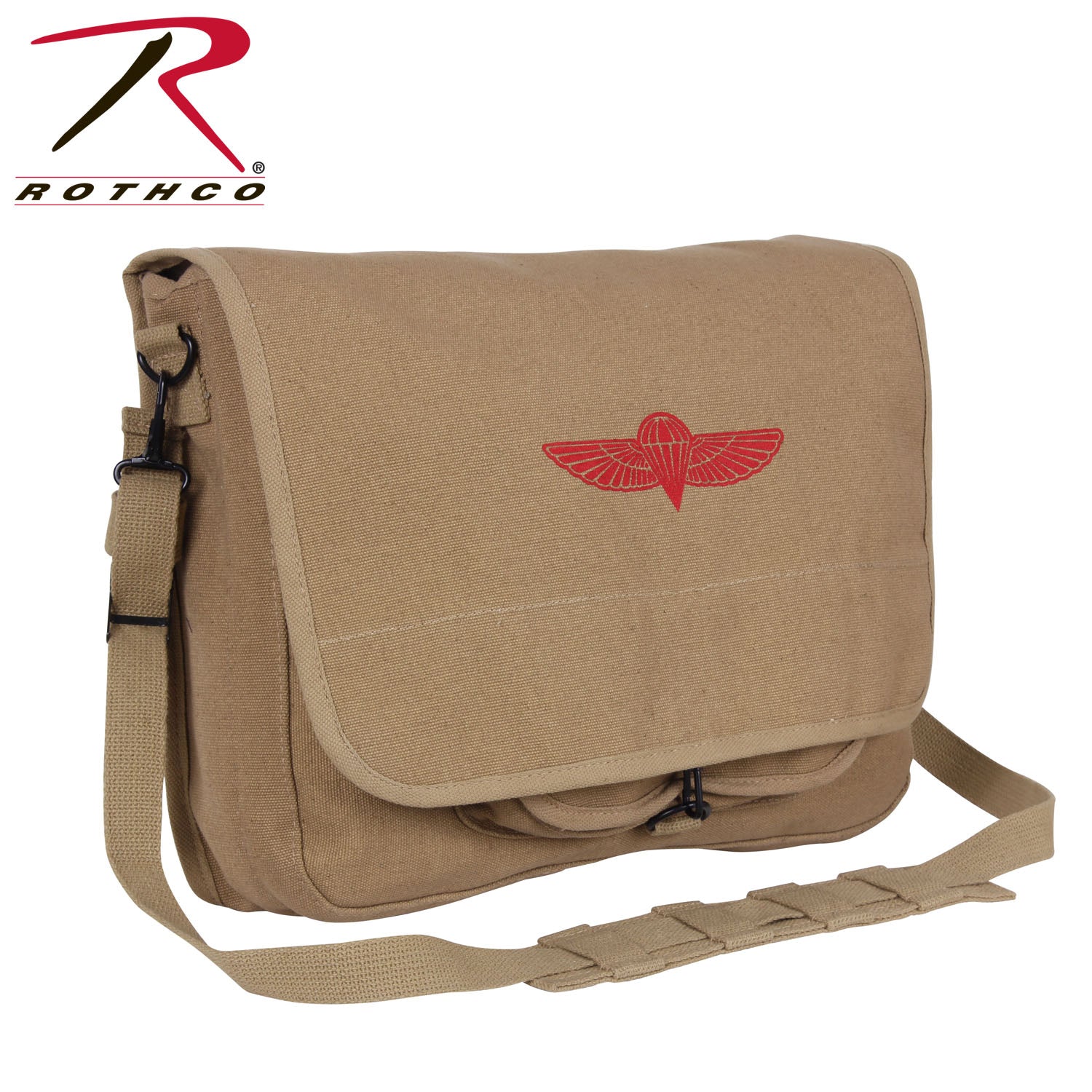Rothco Canvas Paratrooper Messenger Bag LARSON TACTICAL SUPPLY