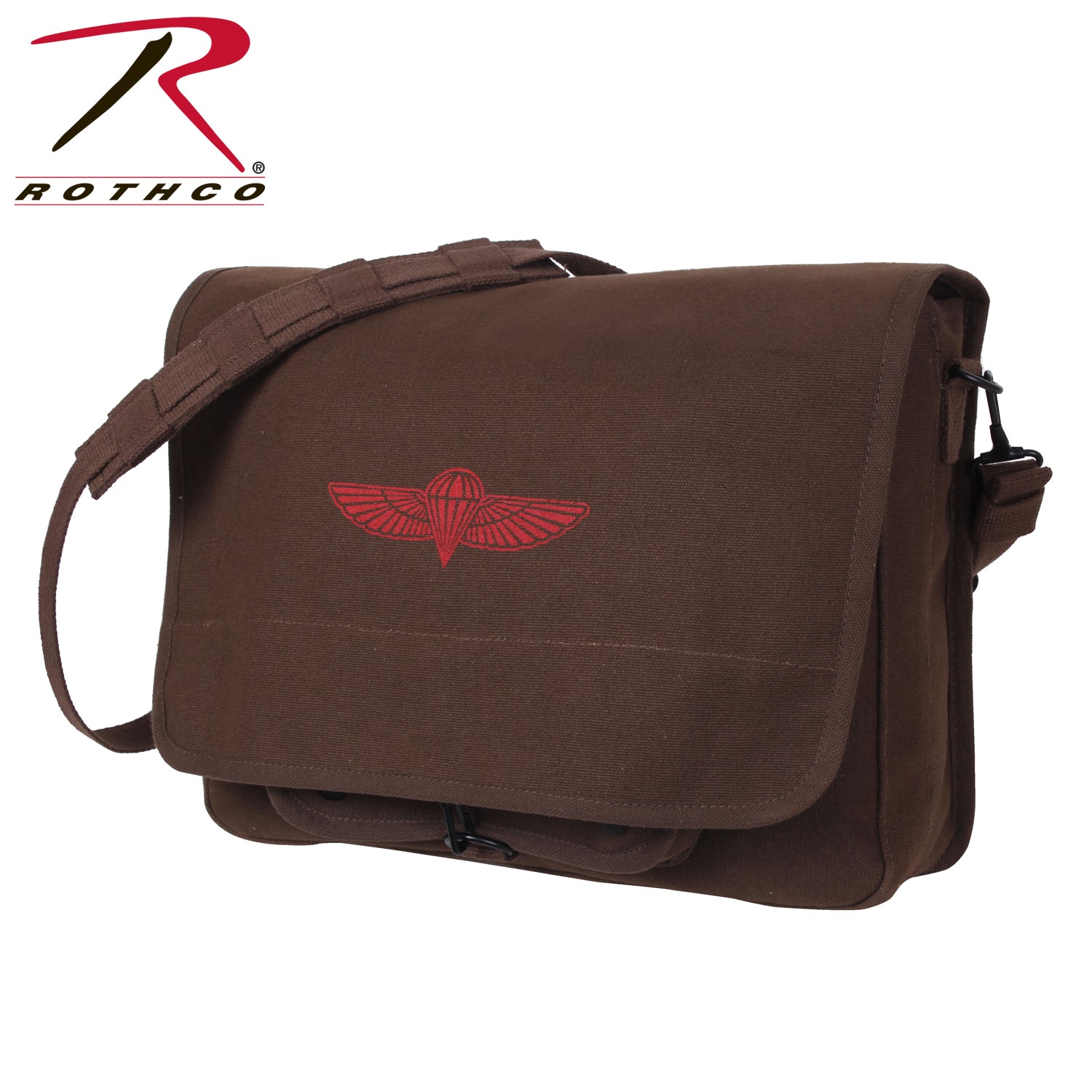 Rothco Canvas Paratrooper Messenger Bag LARSON TACTICAL SUPPLY
