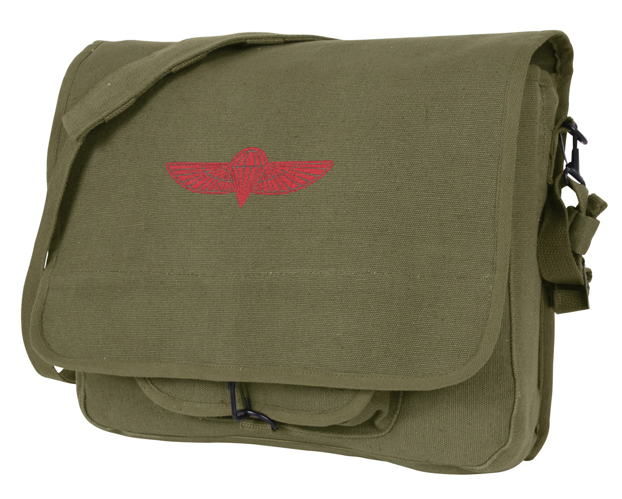 Rothco Canvas Paratrooper Messenger Bag LARSON TACTICAL SUPPLY