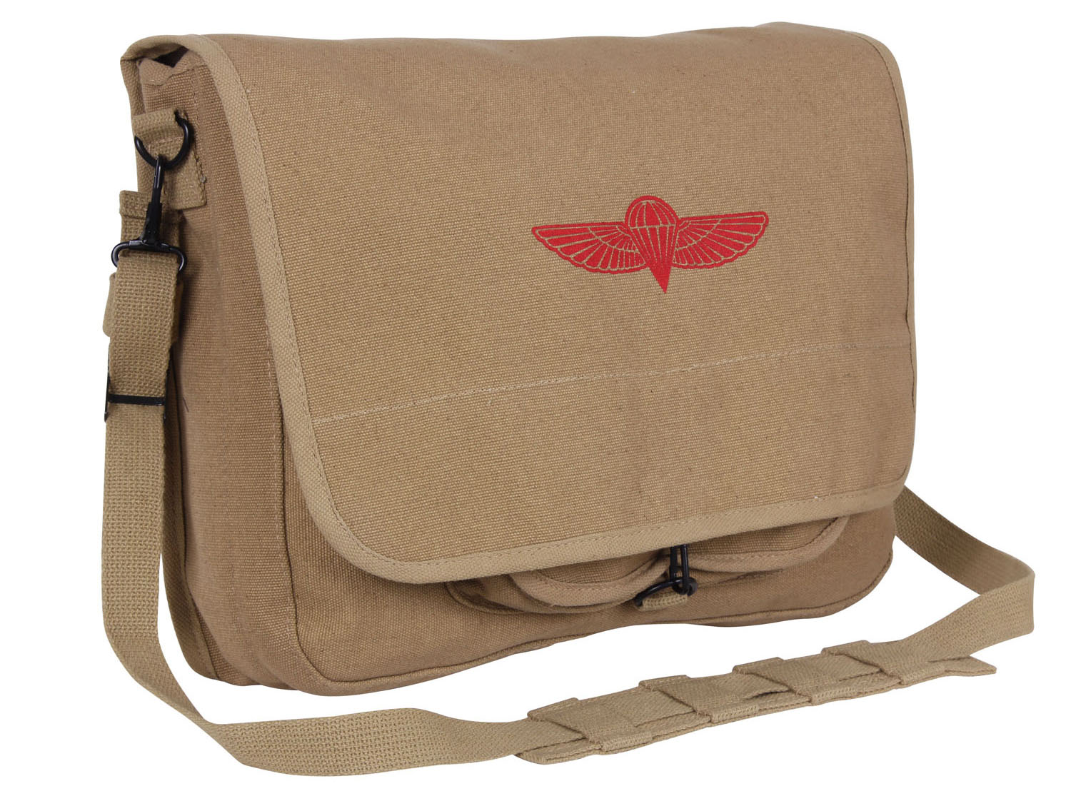Rothco Canvas Paratrooper Messenger Bag LARSON TACTICAL SUPPLY