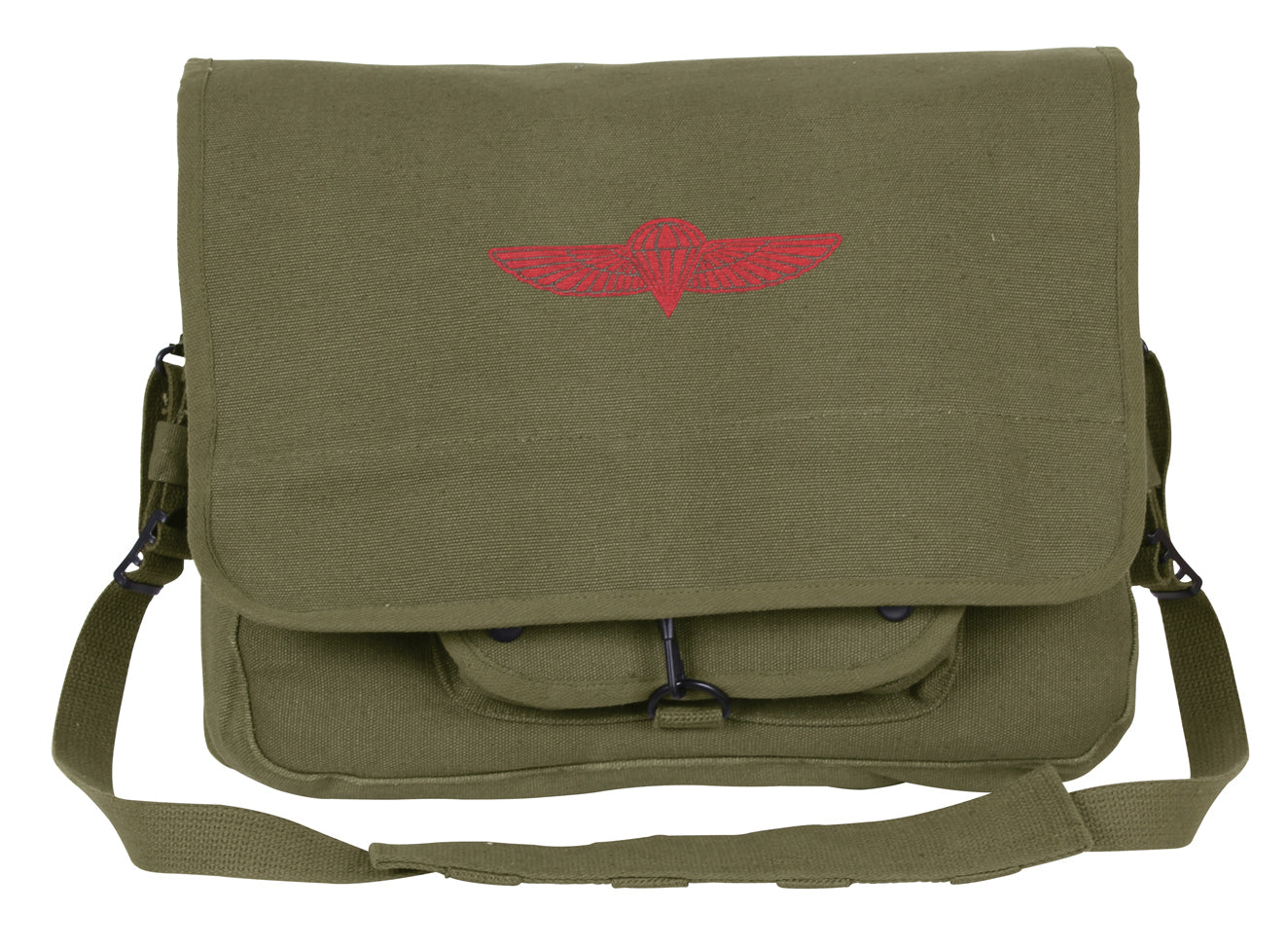 Rothco Canvas Paratrooper Messenger Bag LARSON TACTICAL SUPPLY