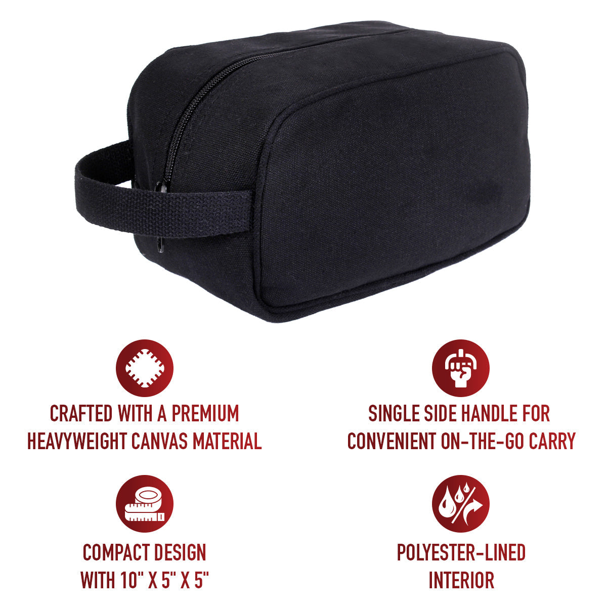 Rothco Canvas Travel Dopp Kit LARSON TACTICAL SUPPLY