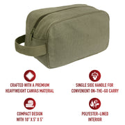 Rothco Canvas Travel Dopp Kit LARSON TACTICAL SUPPLY
