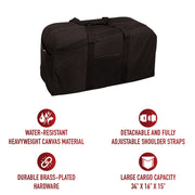 Rothco Jumbo Canvas Cargo Bag LARSON TACTICAL SUPPLY