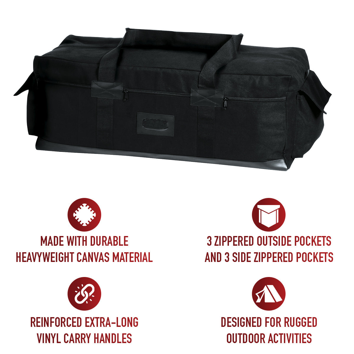 Rothco Canvas Israeli Type Duffle Bag LARSON TACTICAL SUPPLY