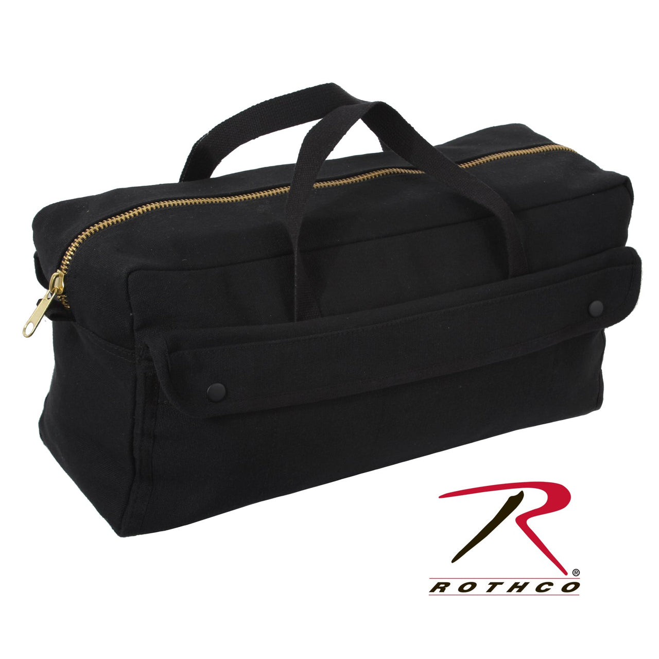 Rothco Canvas Jumbo Tool Bag With Brass Zipper LARSON TACTICAL SUPPLY