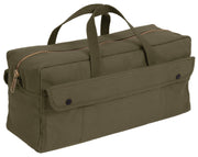 Rothco Canvas Jumbo Tool Bag With Brass Zipper LARSON TACTICAL SUPPLY