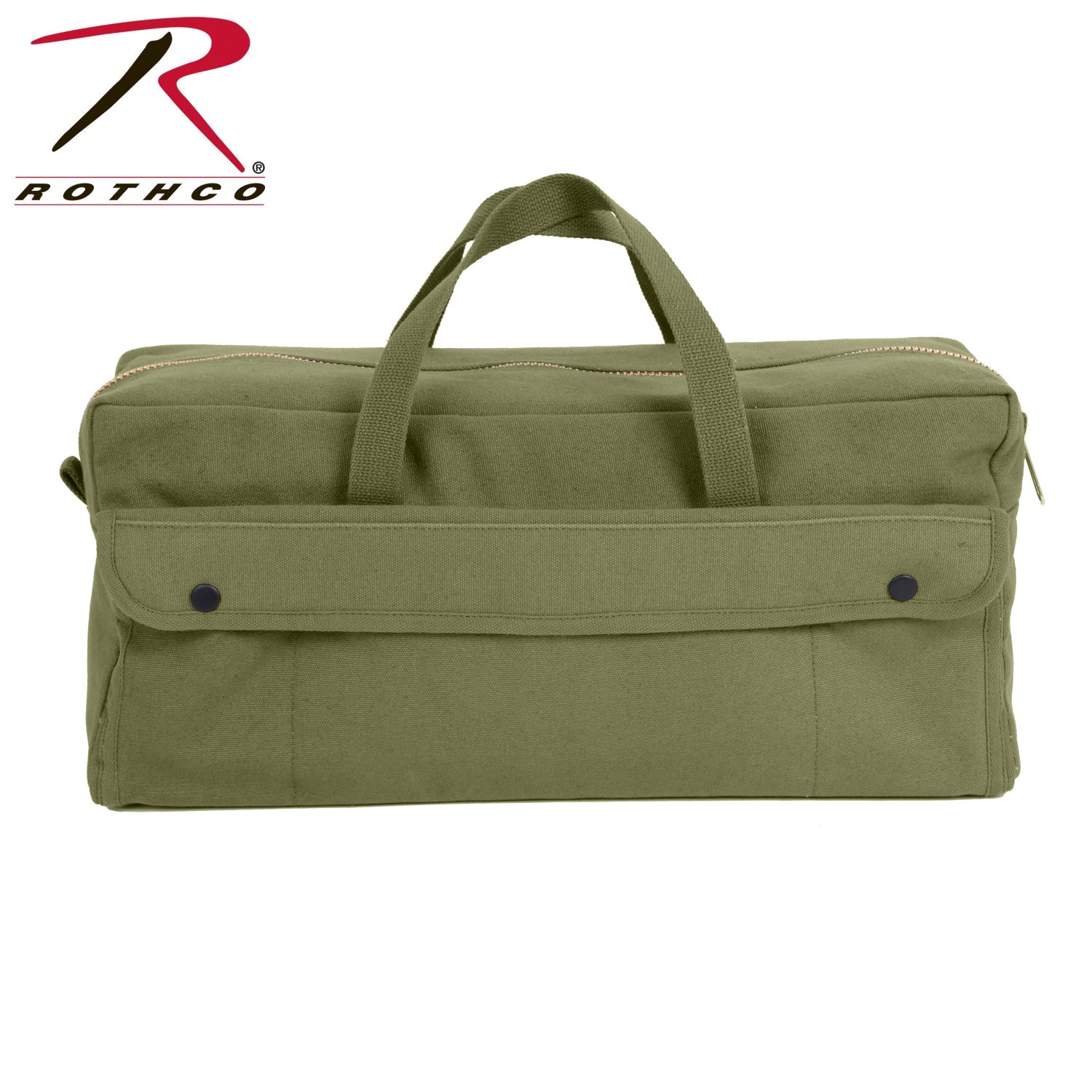 Rothco Canvas Jumbo Tool Bag With Brass Zipper LARSON TACTICAL SUPPLY