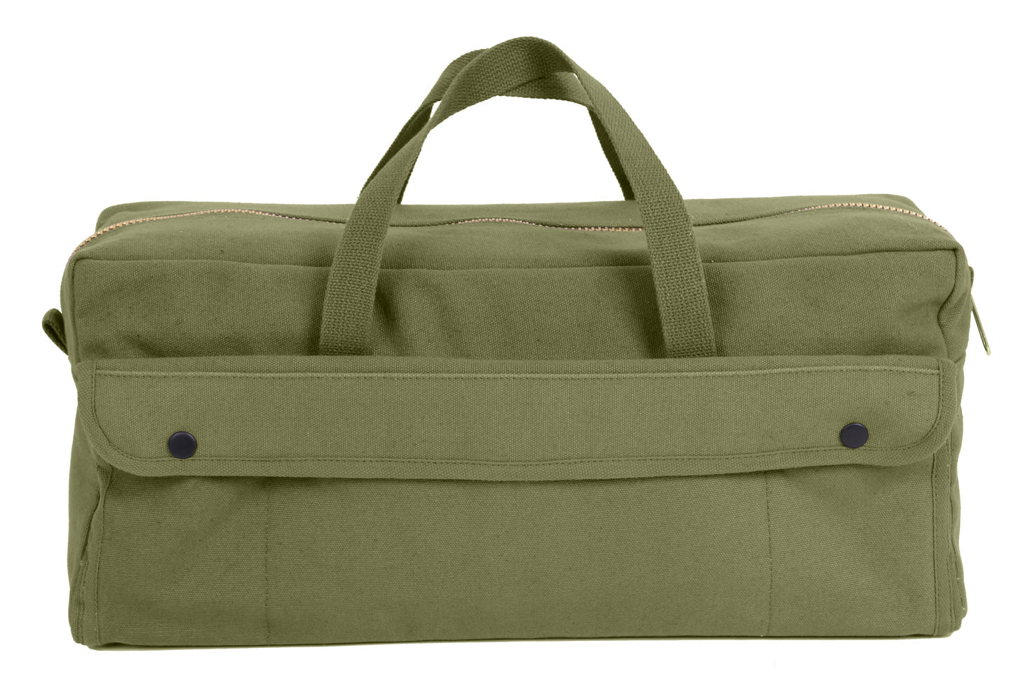 Rothco Canvas Jumbo Tool Bag With Brass Zipper LARSON TACTICAL SUPPLY