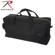 Rothco Canvas Jumbo Tool Bag With Brass Zipper LARSON TACTICAL SUPPLY