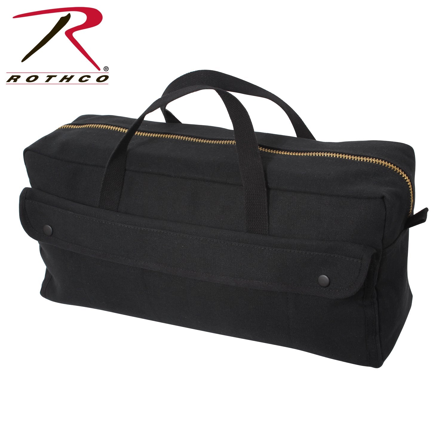 Rothco Canvas Jumbo Tool Bag With Brass Zipper LARSON TACTICAL SUPPLY
