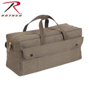 Rothco Canvas Jumbo Tool Bag With Brass Zipper LARSON TACTICAL SUPPLY