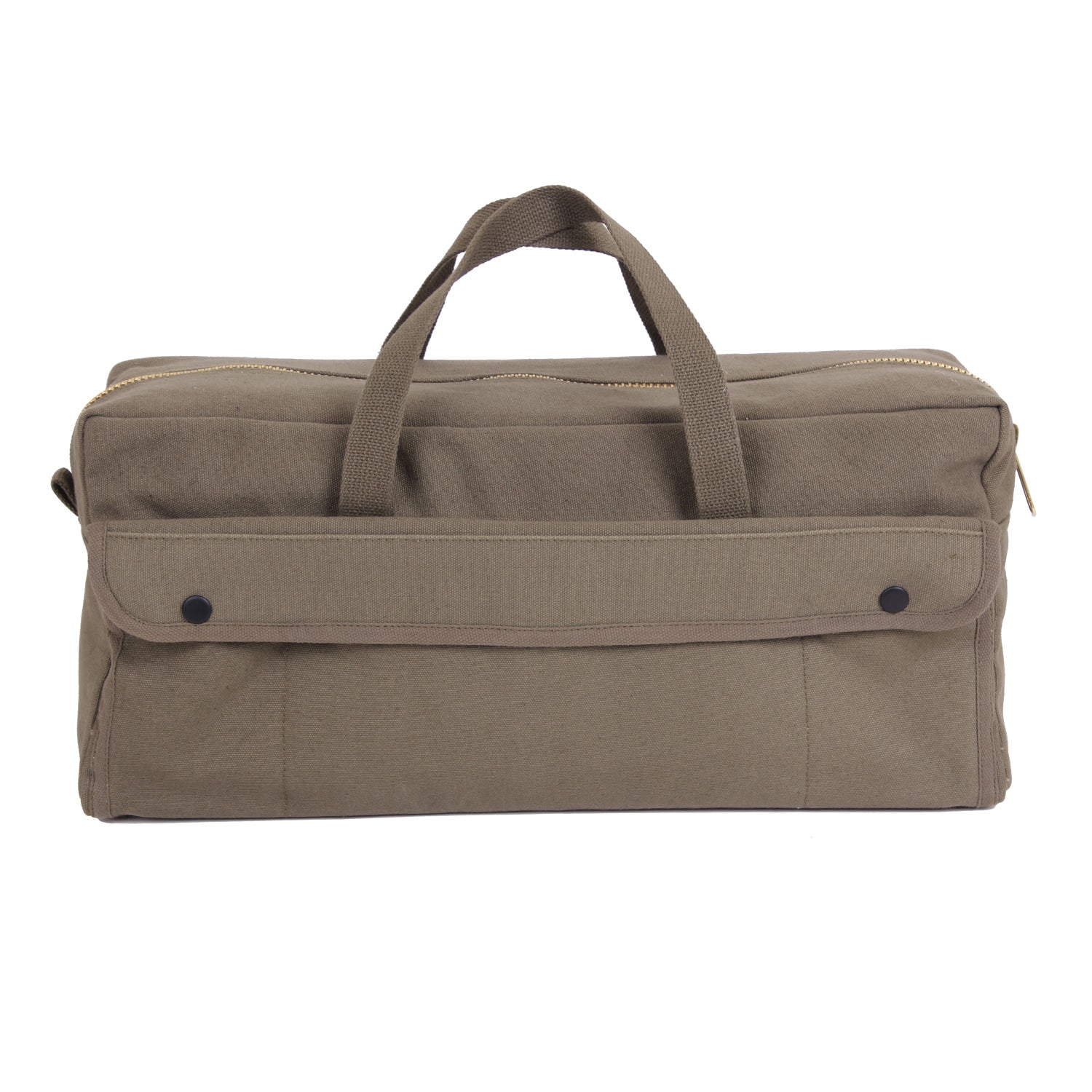 Rothco Canvas Jumbo Tool Bag With Brass Zipper LARSON TACTICAL SUPPLY