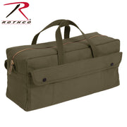 Rothco Canvas Jumbo Tool Bag With Brass Zipper LARSON TACTICAL SUPPLY
