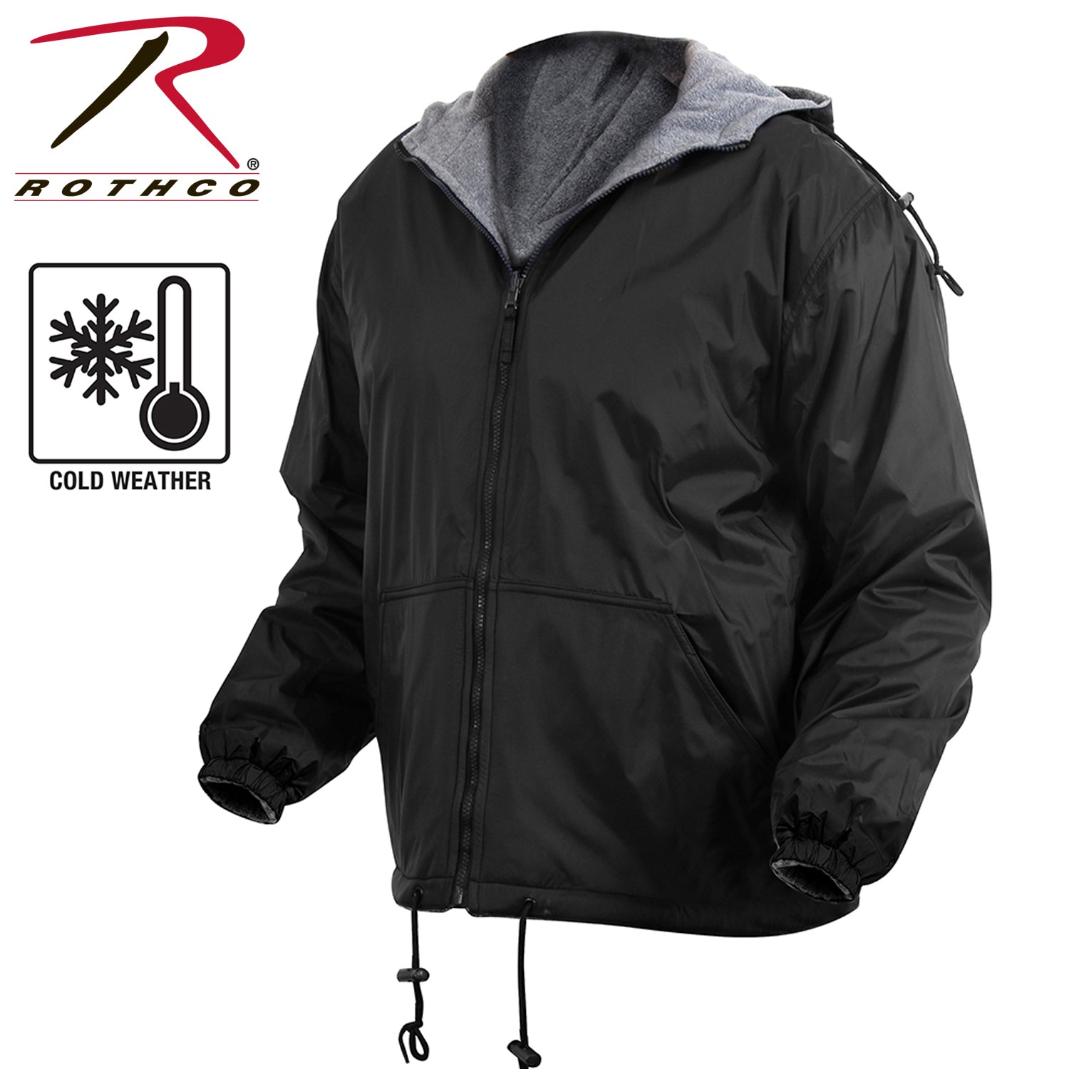 Rothco Reversible Lined Jacket With Hood LARSON TACTICAL SUPPLY