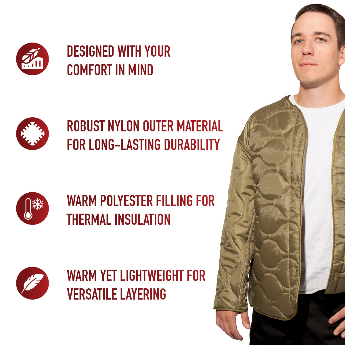 Rothco M-65 Field Jacket Liner LARSON TACTICAL SUPPLY