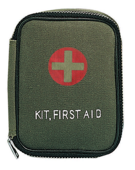 Rothco Military Zipper First Aid Kit Pouch LARSON TACTICAL SUPPLY