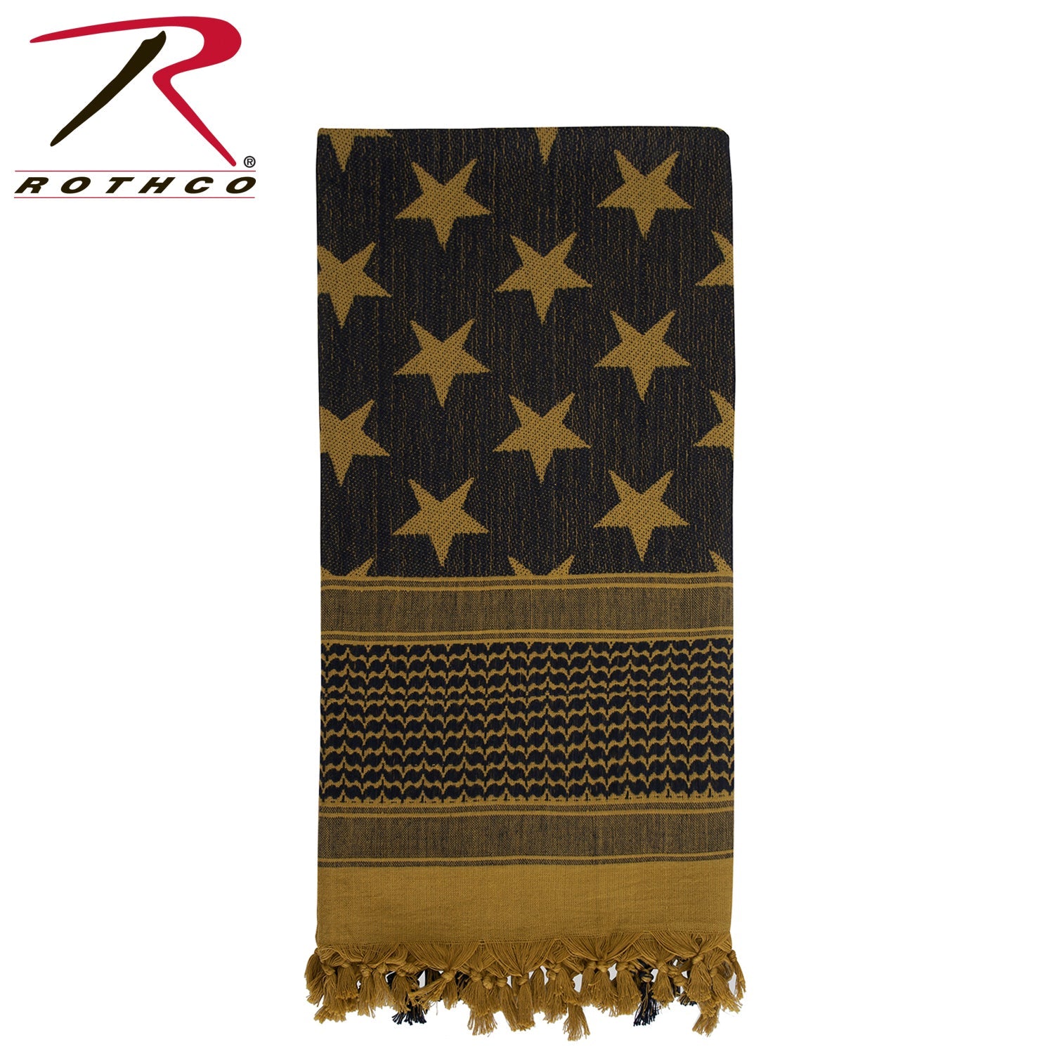 Rothco Stars and Stripes US Flag Shemagh Tactical Desert Keffiyeh Scarf LARSON TACTICAL SUPPLY