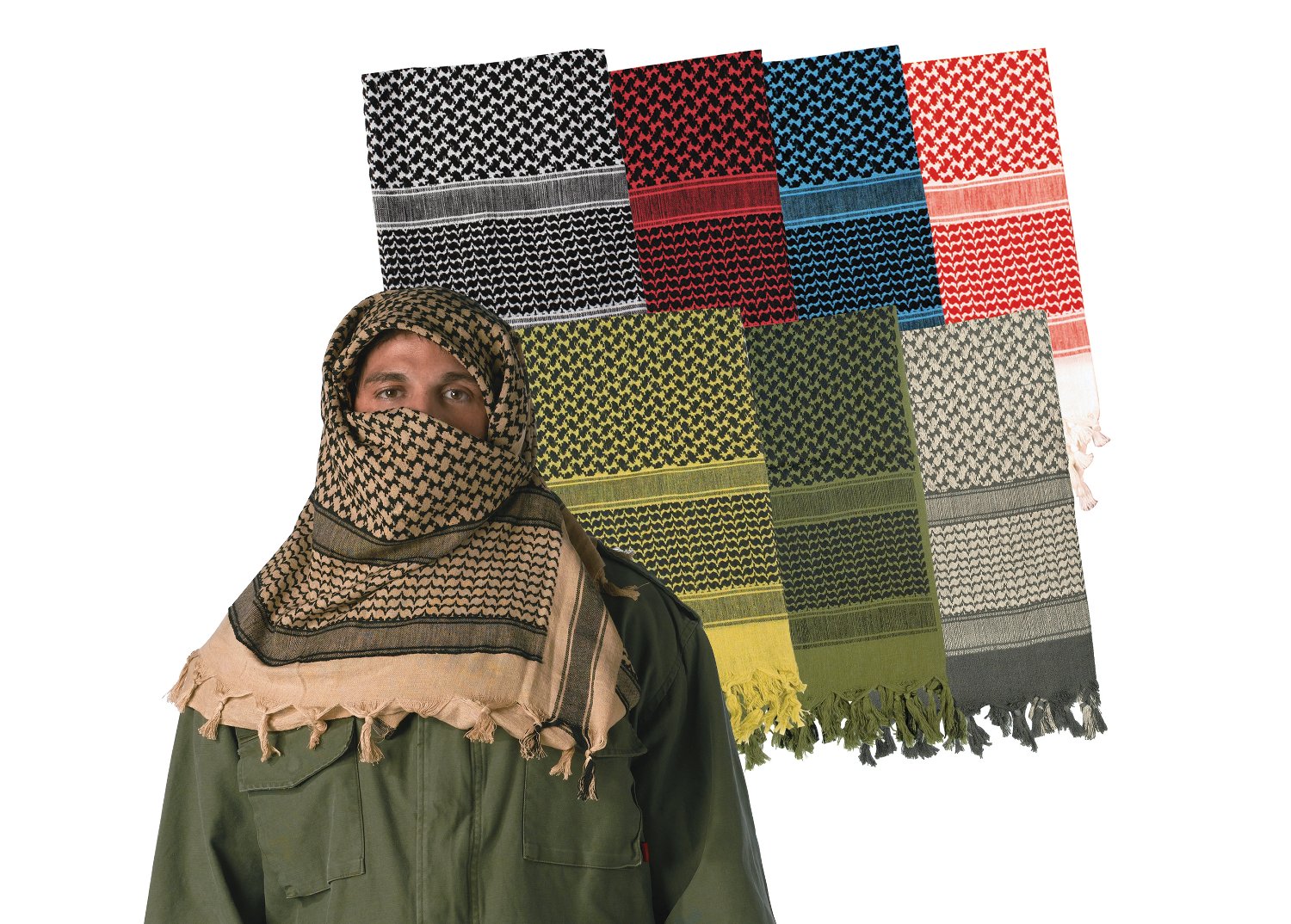 Rothco Shemagh Tactical Desert Keffiyeh Scarf LARSON TACTICAL SUPPLY