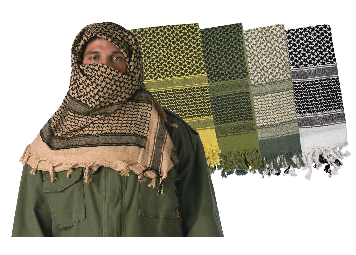 Rothco Shemagh Tactical Desert Keffiyeh Scarf LARSON TACTICAL SUPPLY