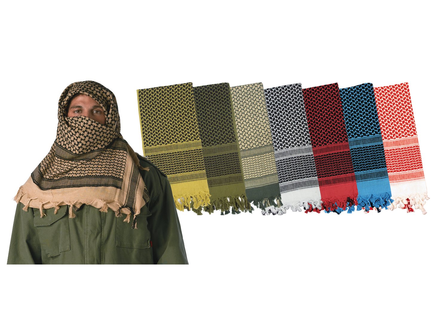 Rothco Shemagh Tactical Desert Keffiyeh Scarf LARSON TACTICAL SUPPLY