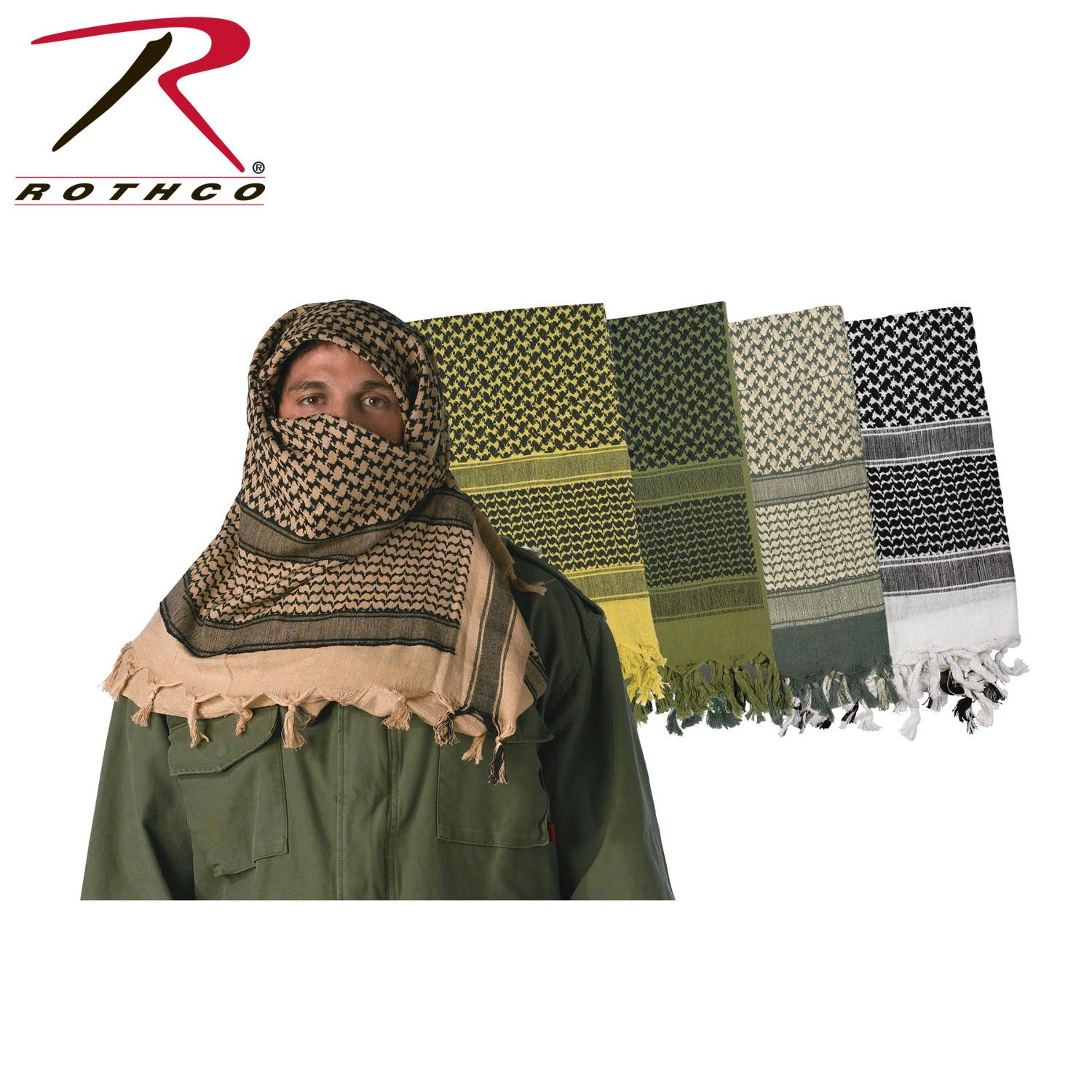 Rothco Shemagh Tactical Desert Keffiyeh Scarf LARSON TACTICAL SUPPLY