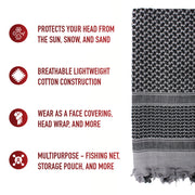 Rothco Shemagh Tactical Desert Keffiyeh Scarf LARSON TACTICAL SUPPLY