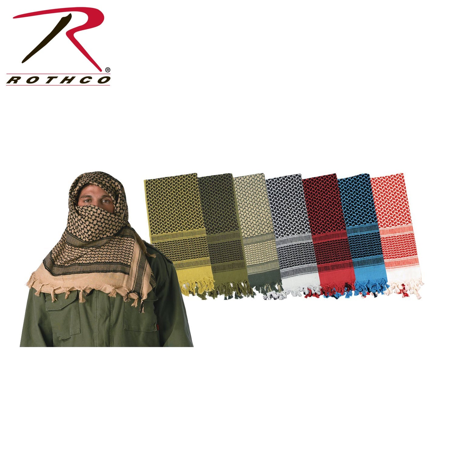 Rothco Shemagh Tactical Desert Keffiyeh Scarf LARSON TACTICAL SUPPLY